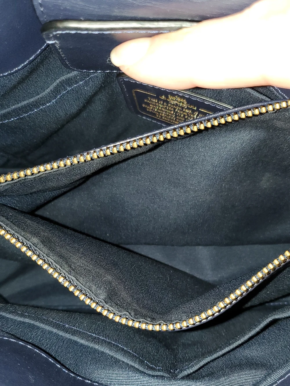 Coach dark navy